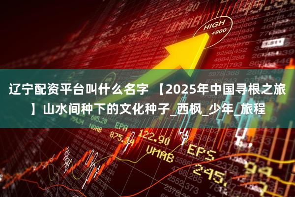 辽宁配资平台叫什么名字 【2025年中国寻根之旅】山水间种下的文化种子_西枫_少年_旅程