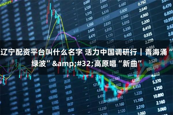 辽宁配资平台叫什么名字 活力中国调研行｜青海涌“绿波” 高原唱“新曲”