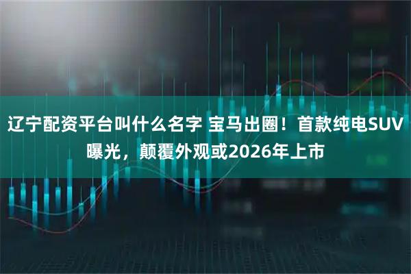 辽宁配资平台叫什么名字 宝马出圈！首款纯电SUV曝光，颠覆外观或2026年上市